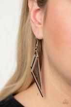 Load image into Gallery viewer, Evolutionary Edge- Silver Earrings- Paparazzi Accessories