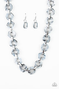 Fashionista Fever- Silver Necklace- Paparazzi Accessories