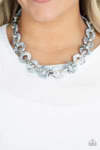 Fashionista Fever- Silver Necklace- Paparazzi Accessories