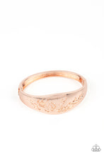 Load image into Gallery viewer, Fond Of Florals- Rose Gold Bracelet- Paparazzi Accessories