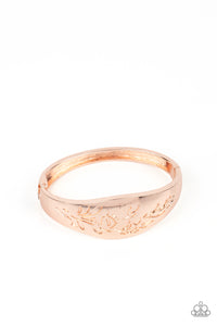 Fond Of Florals- Rose Gold Bracelet- Paparazzi Accessories