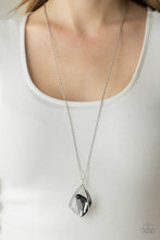 Load image into Gallery viewer, Galactic Wonder- Silver Necklace- Paparazzi Accessories