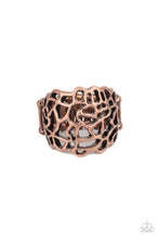 Load image into Gallery viewer, Get Your FRILL- Copper Ring- Paparazzi Accessories