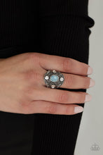Load image into Gallery viewer, In The Limelight- Blue and Silver Ring- Paparazzi Accessories