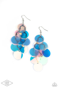 Mermaid Shimmer- Multicolored Earrings- Paparazzi Accessories
