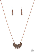 Load image into Gallery viewer, Monumental March- Copper Necklace- Paparazzi Accessories