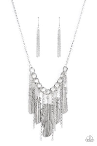 NEST Friends Forever- Silver Necklace- Paparazzi Accessories