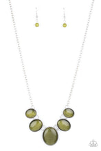 Load image into Gallery viewer, One Can Only GLEAM- Green and Silver Necklace- Paparazzi Accessories