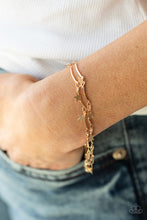 Load image into Gallery viewer, Party In The USA- Gold Bracelet- Paparazzi Accessories