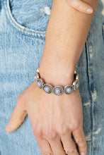 Load image into Gallery viewer, Polished Promenade- Silver Bracelet- Paparazzi Accessories