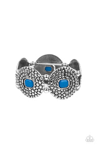 Prismatic Prowl- Blue and Silver Bracelet- Paparazzi Accessories