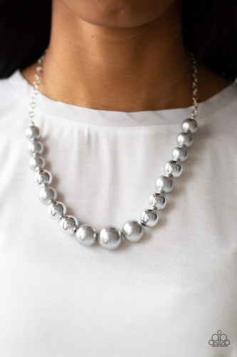 Take Note- Silver Necklace- Paparazzi Accessories