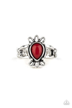 Load image into Gallery viewer, Tranquil Tide- Red and Silver Ring- Paparazzi Accessories