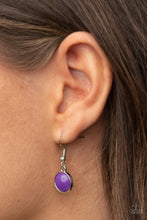 Load image into Gallery viewer, Trend Worthy- Purple and Silver Necklace- Paparazzi Accessories