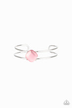 Load image into Gallery viewer, Turn Up The Glow- Pink and Silver Bracelet- Paparazzi Accessories