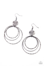 Load image into Gallery viewer, Universal Rehearsal- Gunmetal Earrings- Paparazzi Accessories