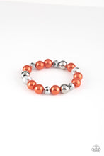 Load image into Gallery viewer, Very VIP- Orange and Silver Bracelet- Paparazzi Accessories