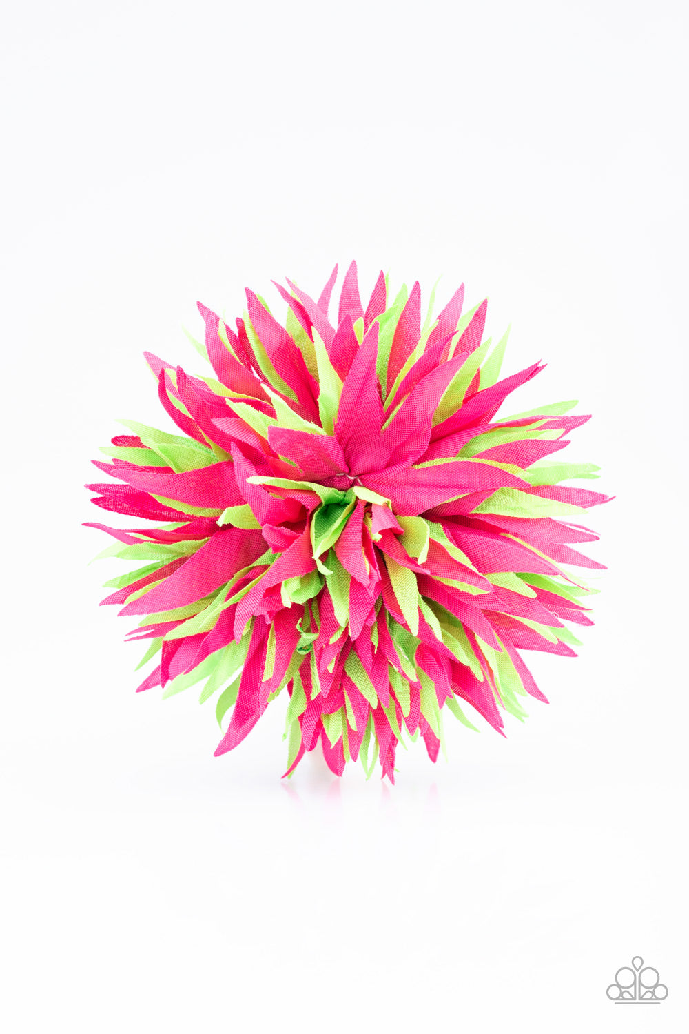 Dandelion Daydream- Pink and Green Hair Clip- Paparazzi Accessories