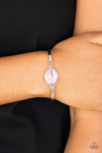 Load image into Gallery viewer, Definitely Dashing- Pink and Silver Bracelet- Paparazzi Accessories