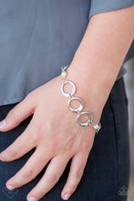 Load image into Gallery viewer, Poised and Polished- Silver Bracelet- Paparazzi Accessories