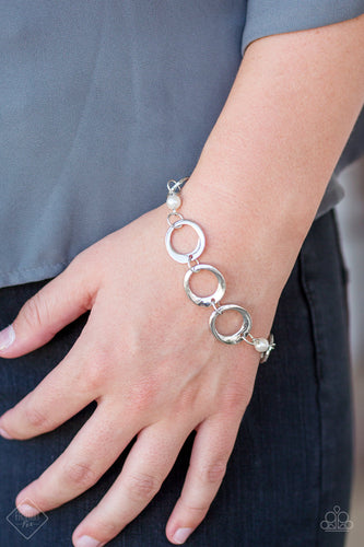 Poised and Polished- Silver Bracelet- Paparazzi Accessories