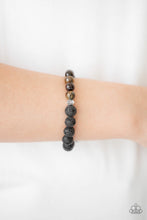 Load image into Gallery viewer, Relaxation- Brown and Black Lava Rock Bracelet- Paparazzi Accessories