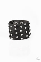 Load image into Gallery viewer, Sass Squad- Black and White Wrap Bracelet- Paparazzi Accessories