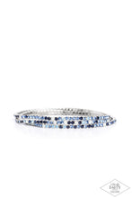 Load image into Gallery viewer, Sugar and ICE - Blue and Silver Bracelet- Paparazzi Accessories