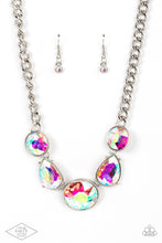 Load image into Gallery viewer, All The Worlds My Stage - Multicolored Silver Necklace- Paparazzi Accessories