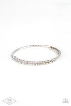 Load image into Gallery viewer, Sleek Sparkle - Multicolored Silver Bracelet- Paparazzi Accessories