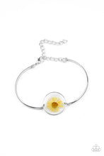 Load image into Gallery viewer, Cottage Season - Yellow and Silver Bracelet- Paparazzi Accessories