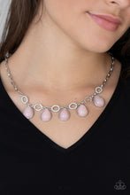 Load image into Gallery viewer, Majestically Mystic - Pink and Silver Necklace- Paparazzi Accessories