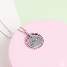 Load image into Gallery viewer, Glam-ma Glamorous - Pink and Silver Necklace- Paparazzi Accessories