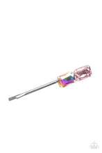 Load image into Gallery viewer, Material Girl Goals - Pink and Silver Hair Pin- Paparazzi Accessories