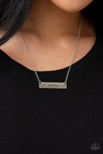 Load image into Gallery viewer, Living The Mom Life - Silver Necklace- Paparazzi Accessories