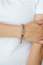 Load image into Gallery viewer, Mom Squad - Copper Bracelet- Paparazzi Accessories