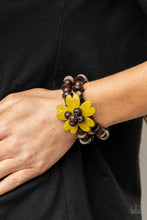 Load image into Gallery viewer, Tropical Flavor - Yellow and Brown Bracelet- Paparazzi Accessories