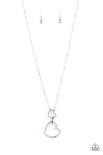 Load image into Gallery viewer, Grandma Glow - White and Silver Necklace- Paparazzi Accessories