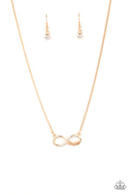 Load image into Gallery viewer, Forever Your Mom - White and Gold Necklace- Paparazzi Accessories