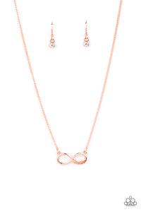 Forever Your Mom - White and Copper Necklace- Paparazzi Accessories