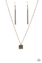 Load image into Gallery viewer, Chaos Coordinator - Brass Necklace- Paparazzi Accessories
