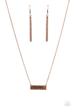 Load image into Gallery viewer, Blessed Mama - Copper Necklace- Paparazzi Accessories