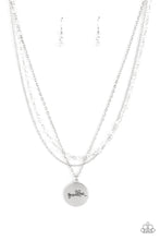 Load image into Gallery viewer, Promoted to Grandma - White and Silver Necklace- Paparazzi Accessories