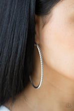 Load image into Gallery viewer, Resist The Twist - Silver Earrings- Paparazzi Accessories