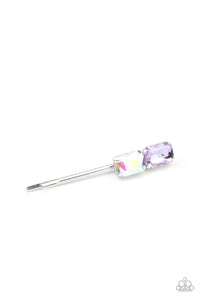 Material Girl Goals - Purple and Silver Hair Pin- Paparazzi Accessories