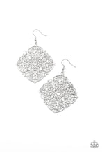 Load image into Gallery viewer, Dubai Detour - Silver Earrings- Paparazzi Accessories