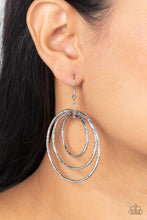 Load image into Gallery viewer, Vintage Vertigo - Silver Earrings- Paparazzi Accessories