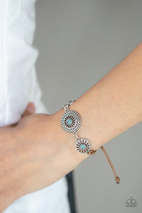 Bohemian Botany - Blue and Brown Bracelet- Paparazzi Accessories