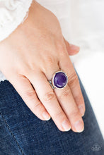 Load image into Gallery viewer, Dreamy Dunes - Purple and Silver Ring- Paparazzi Accessories