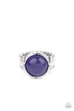 Load image into Gallery viewer, Dreamy Dunes - Purple and Silver Ring- Paparazzi Accessories